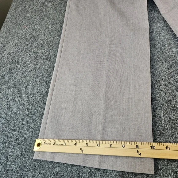 Coldwater Creek Classic Fit Straight Leg Pants Lavender Grey P16 NWT New - Picture 7 of 9